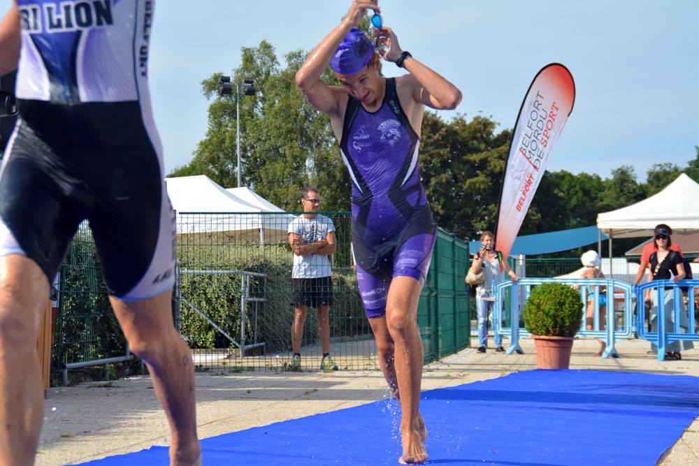 Les bénévoles de l’aquathlon